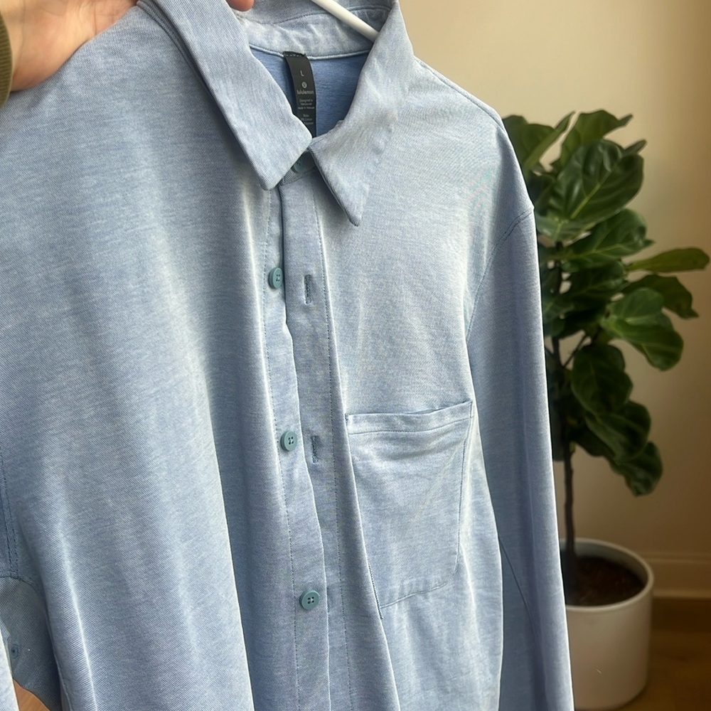Lululemon, Men’s large, casual button down.